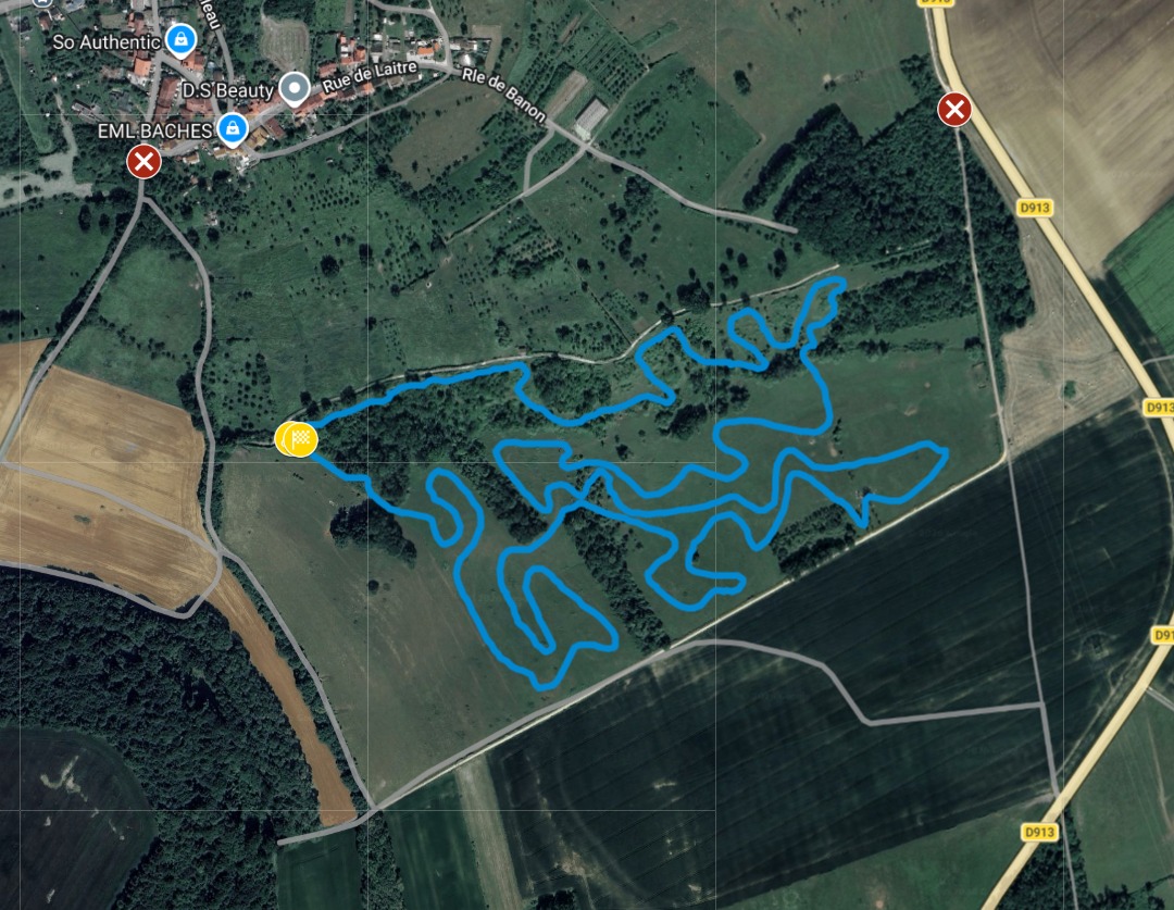 Tracé de la spéciale 1 – Leyr