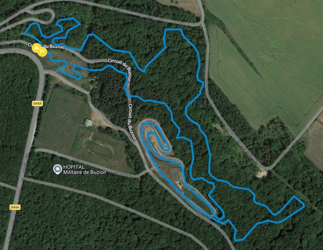 Tracé de la spéciale 6 – Le Buzion