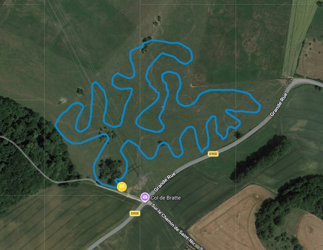 Tracé de la spéciale 9